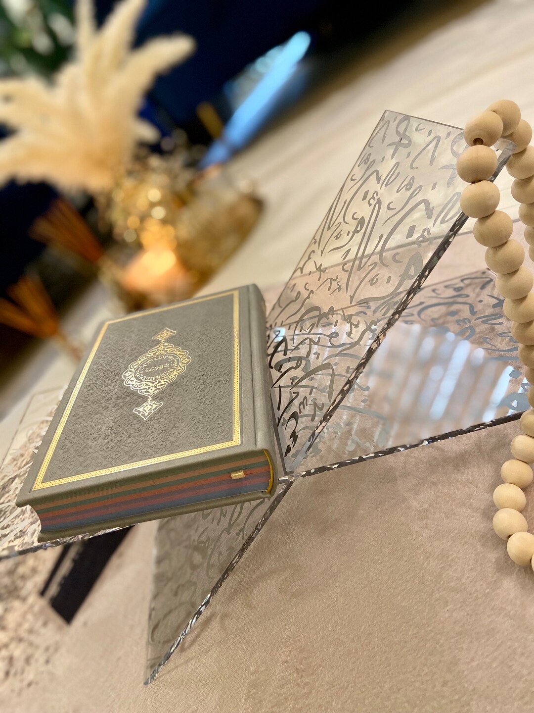 Collapsible Quran Book Holder. Acrylic Quran Holder. Quran Rehal