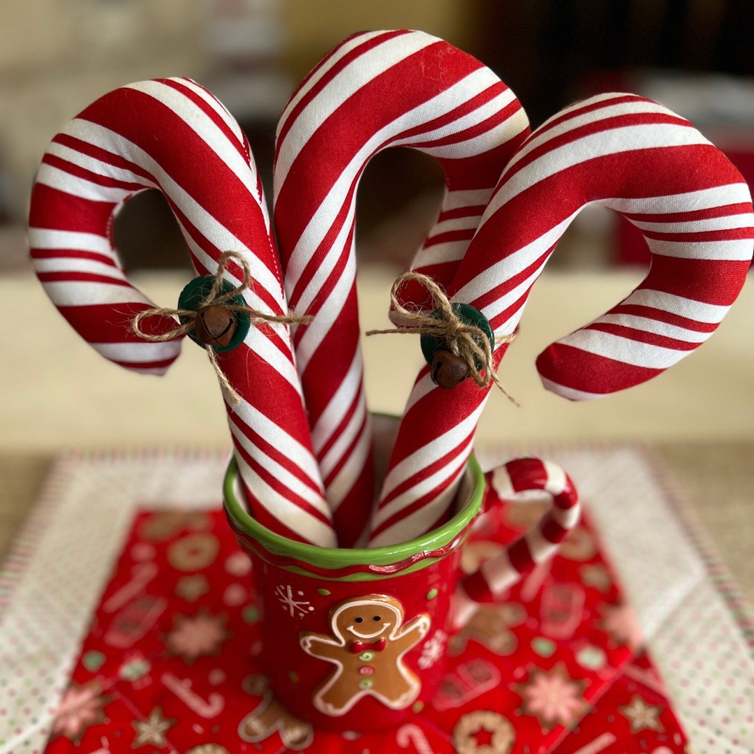 Candy Canes, Stuffed Candy Canes, Handmade Candy Canes, Candy Cane