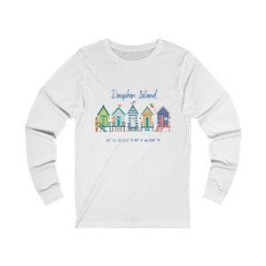 Dauphin Island Fish Condos Unisex Jersey Long Sleeve Tee