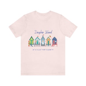 Dauphin Island Fish condos Unisex Jersey Short Sleeve Tee