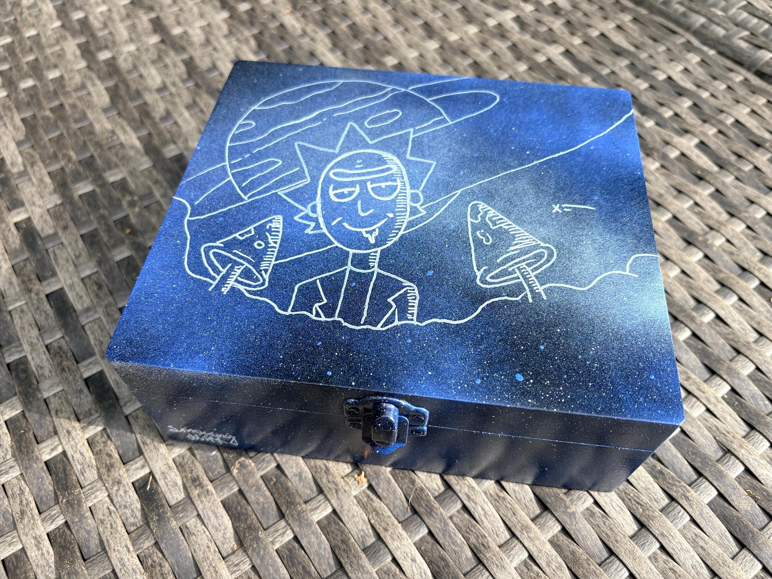 rick and morty cigarette case Rick Morty Stash Box rick and morty cigarette case Rick Morty Stash Box