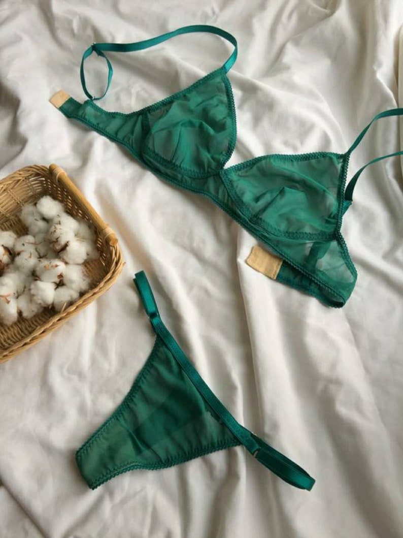 Green Lingerie Set Lace Lingerie Set Green Lingerie Lace - Etsy