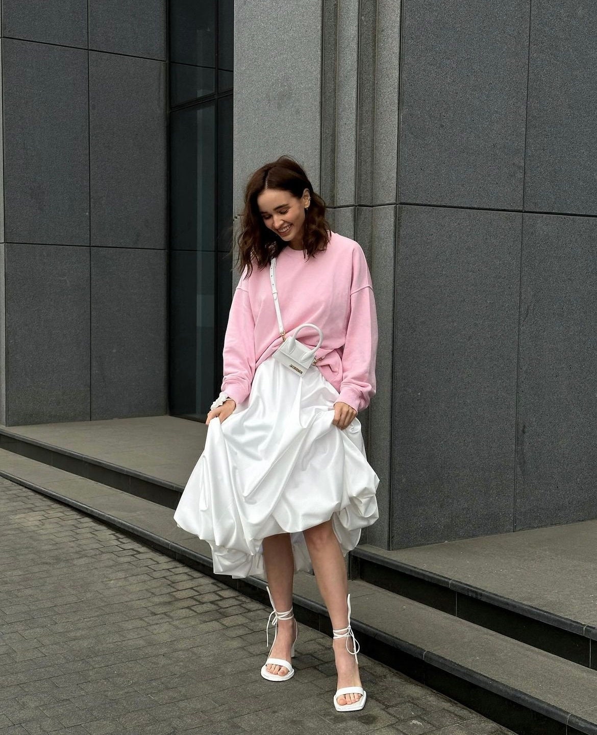 Handcrafted Satin Balloon Skirt: Ivory Bridal Mini Skirt - Etsy