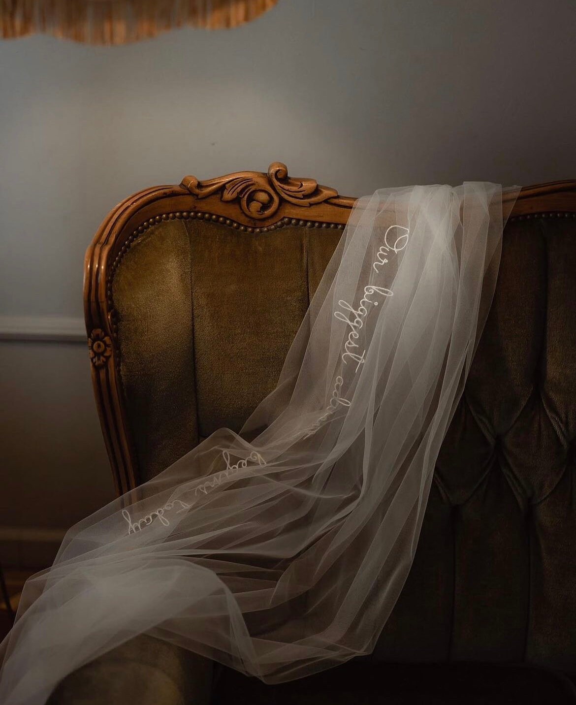 PERSONALIZED VEIL EMBROIDERY ADD-ON | With you always, now and forever