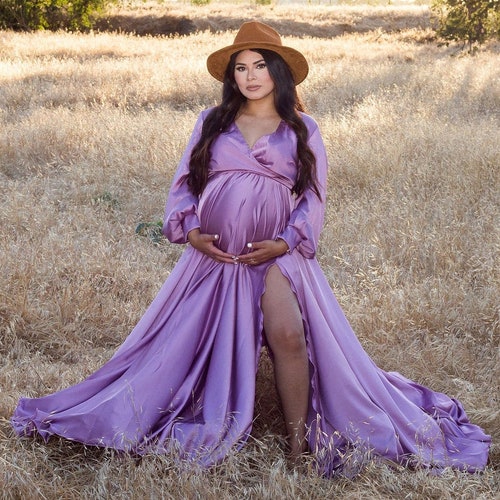 Maternity Gown Photoshoot Dress Long 