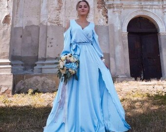 blue dresses for a wedding
