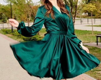 light green cocktail dress