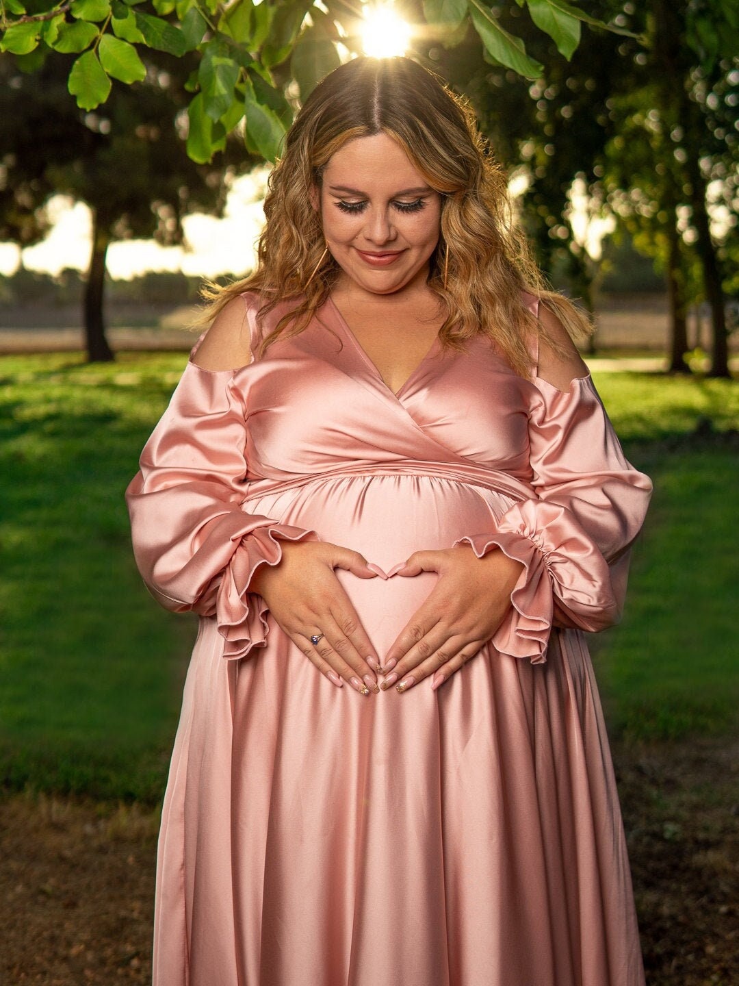 plus size maternity dress