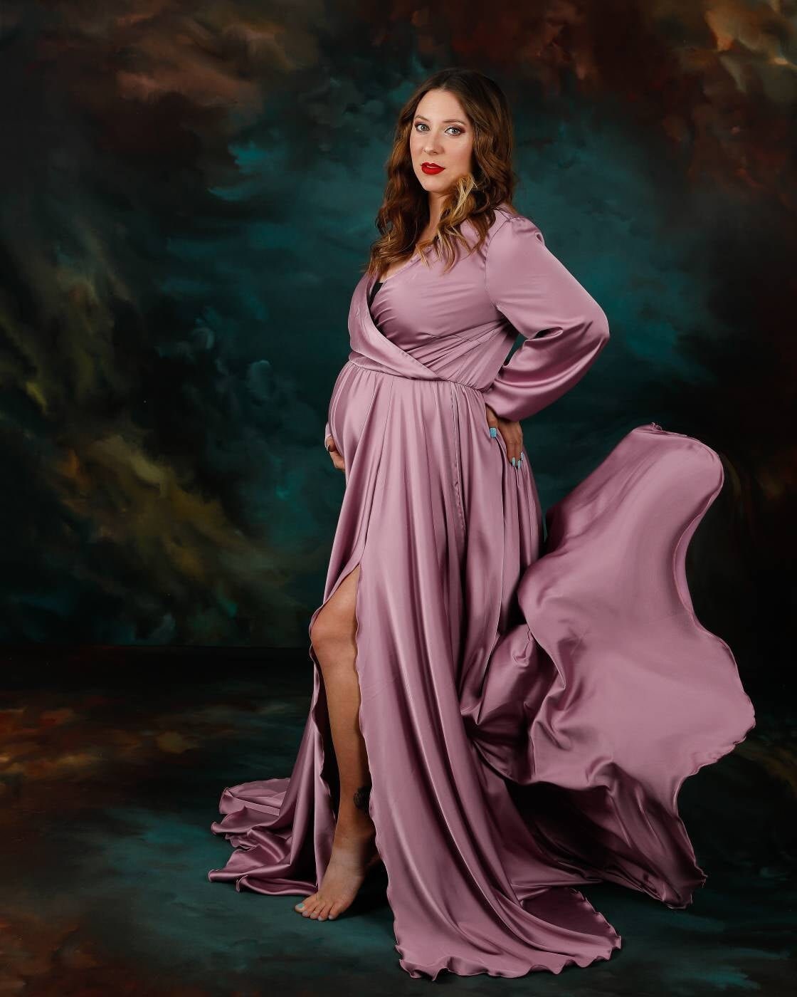 Maternity dress for photo shoot Plus size maternity dress Etsy