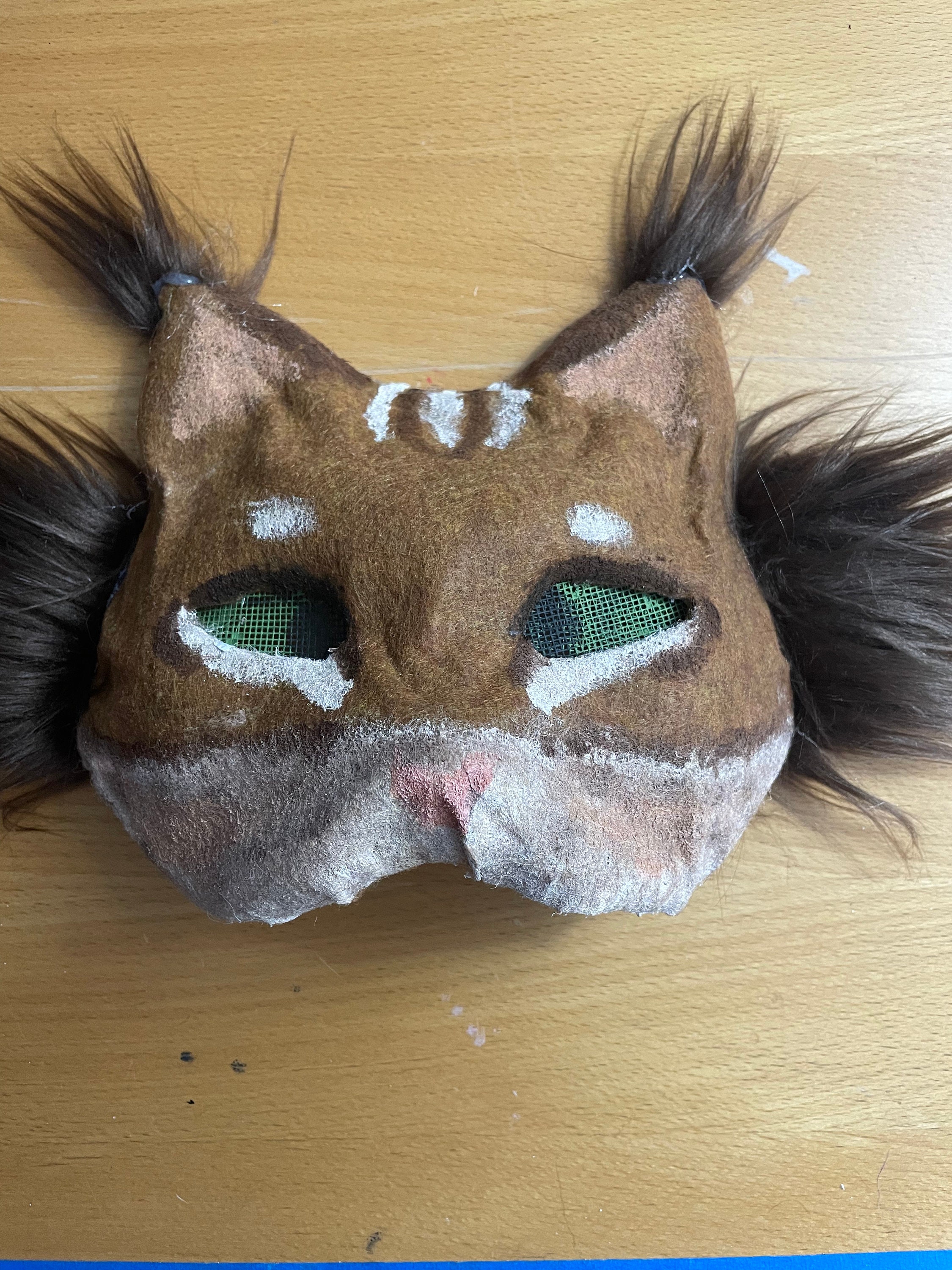 Lynx therian mask design by FrolickingFinn on DeviantArt