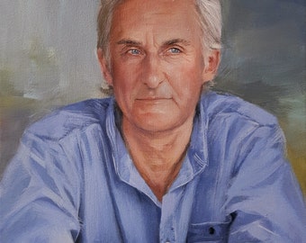 Commission artistic Portrait  - Custom Portrait From Photo - Commission Portrait Painting - Oil Portrait - Portrait For Gift - Original Gift