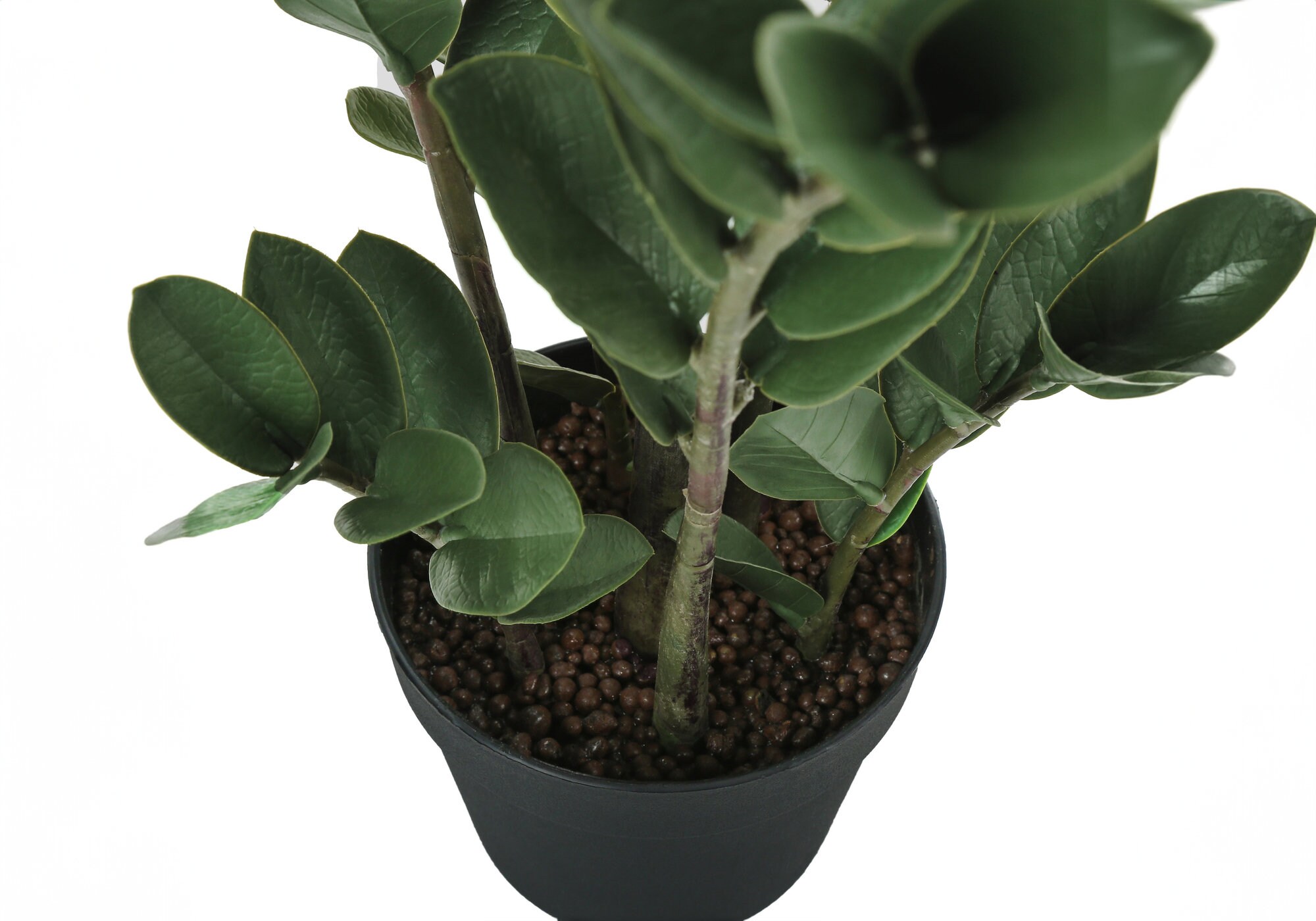 29 Tall Artificial ZZ Tree Plant in Black Pot Etsy
