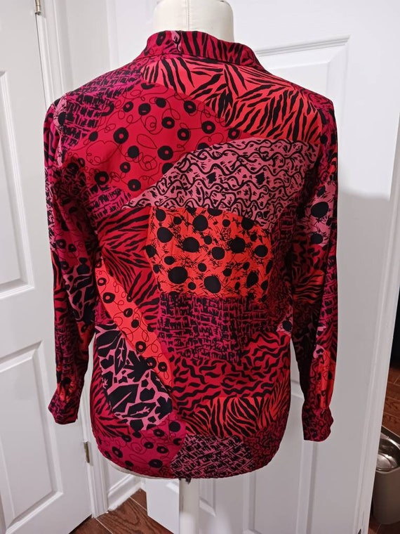 Vintage DVF Silk Blouse - image 3