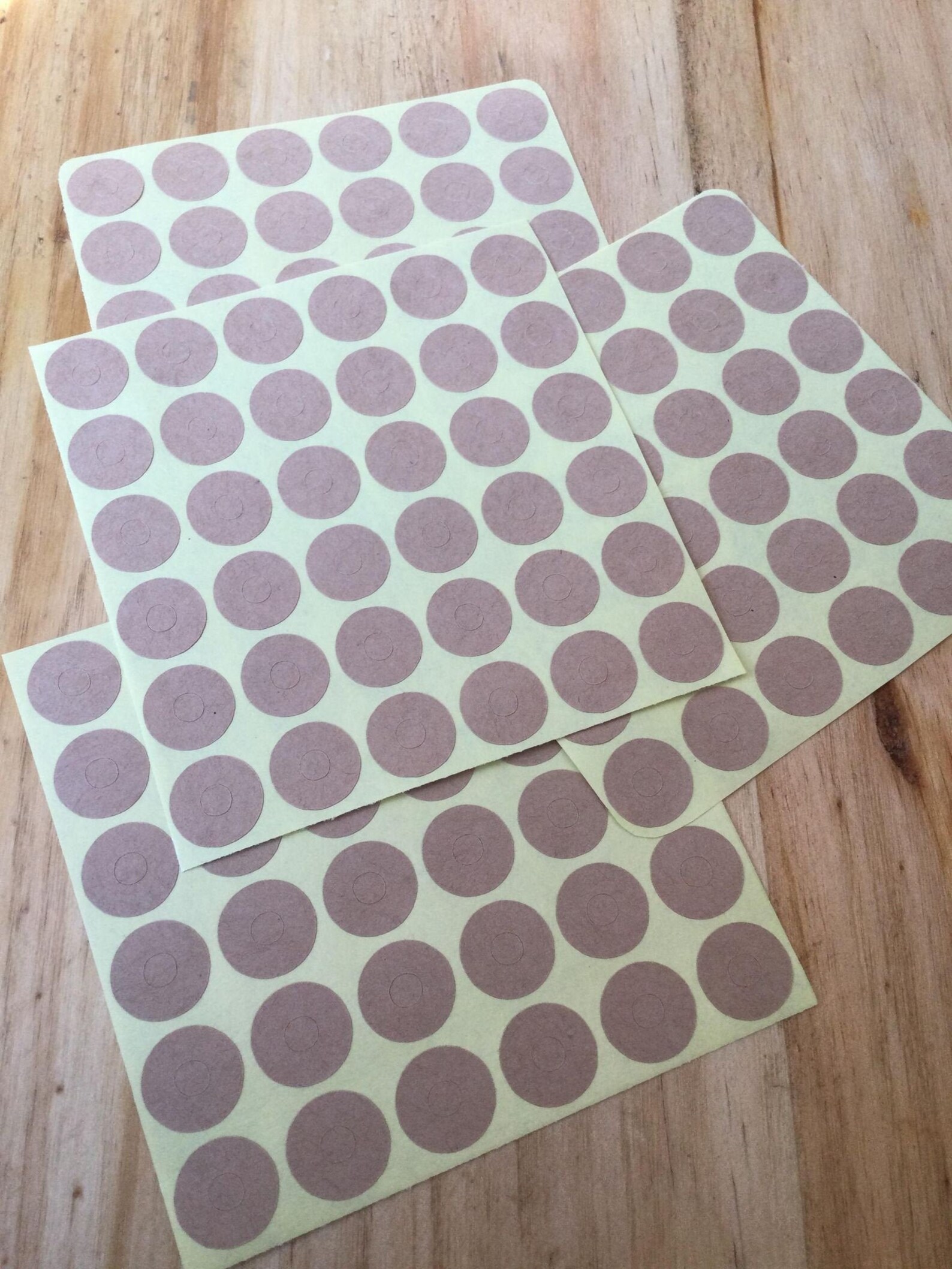 1 board of 36 kraft paper eyelets 36 oeillets craft Etsy