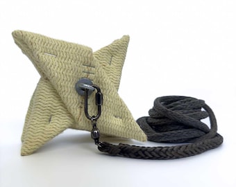 Shuriken Fire Rope Dart | Fire Dancing Performance Dart | Meteor Hammer Rope Dart Technora Kevlar | Big Fire Dart