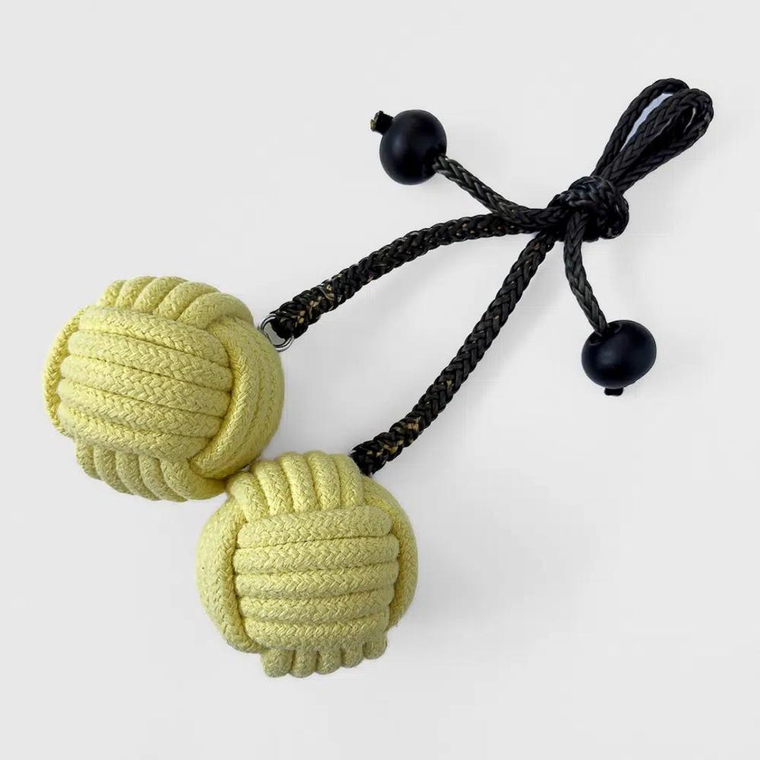Monkey Fist Fire Poi | Technora Kevlar Rope Prop, Belly Dance Tool - Etsy
