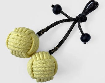 Monkey Fist Fire Poi | Technora Kevlar Rope Prop, Belly Dance Tool