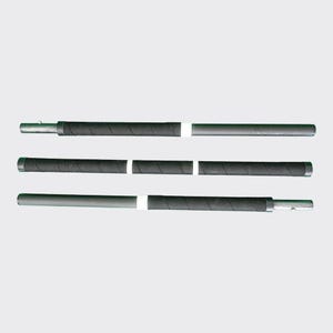 unassembled 3 piece carbon fiber Flowbonacci pole used for dragon staffs