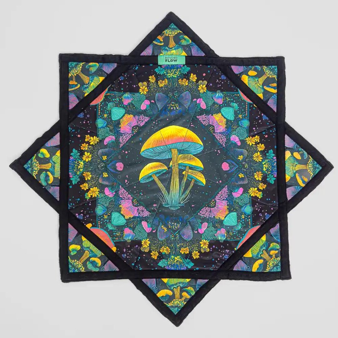 Dapostar Pattern Mushroom Bloom UV Flow Star | Flow Star Spinning Cloth | Dapo Star ...