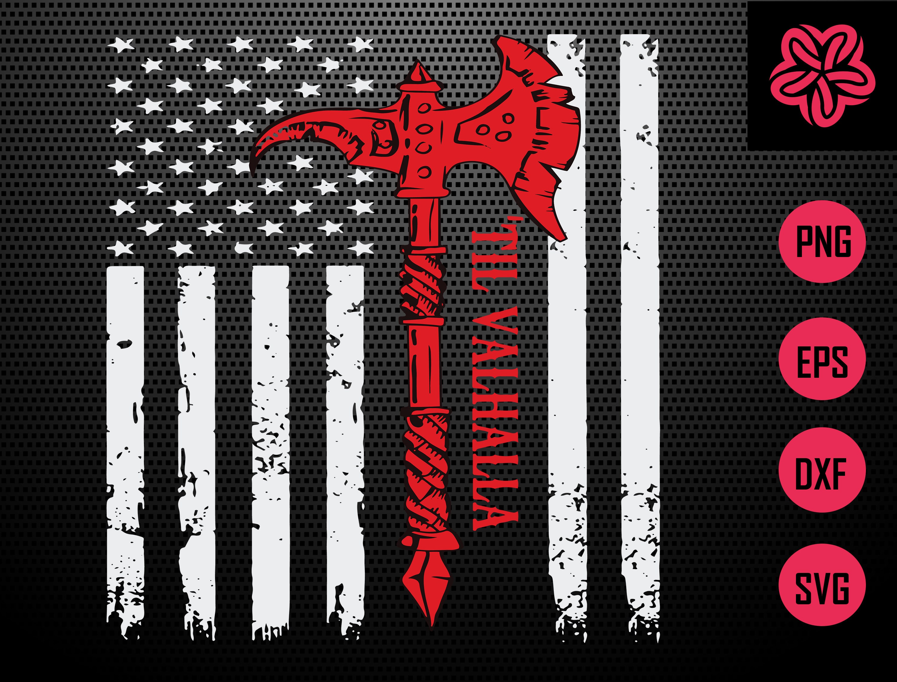 Download American Viking Axe Flag Til Valhalla Veteran USA ...
