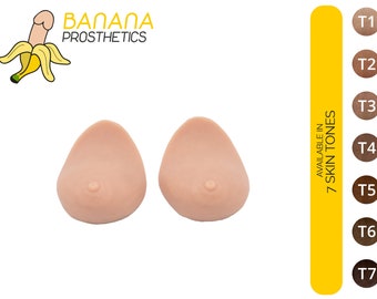 Transgender MTF Breast forms (FM1) Banana prosthetics