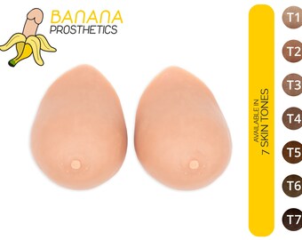 Transgender MTF Breast forms (FM3) Banana prosthetics