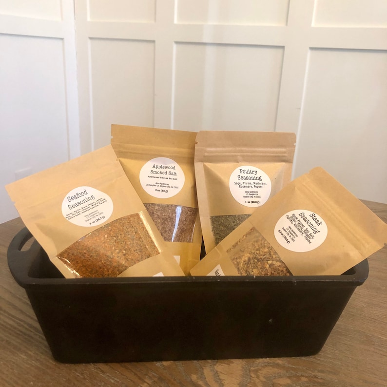 Spice Blend Gift Set Gourmet Spice Set Grill Season Gift Etsy