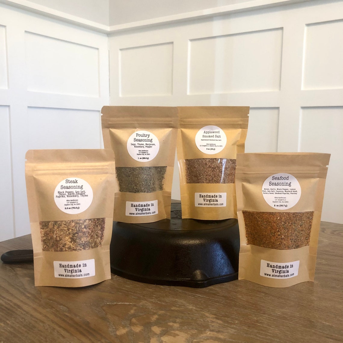 Spice Blend Gift Set Gourmet Spice Set Grill Season Gift Etsy