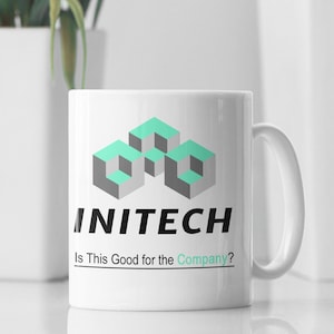 Initech Kaffeebecher: Büro Space Film Humor Geschenk