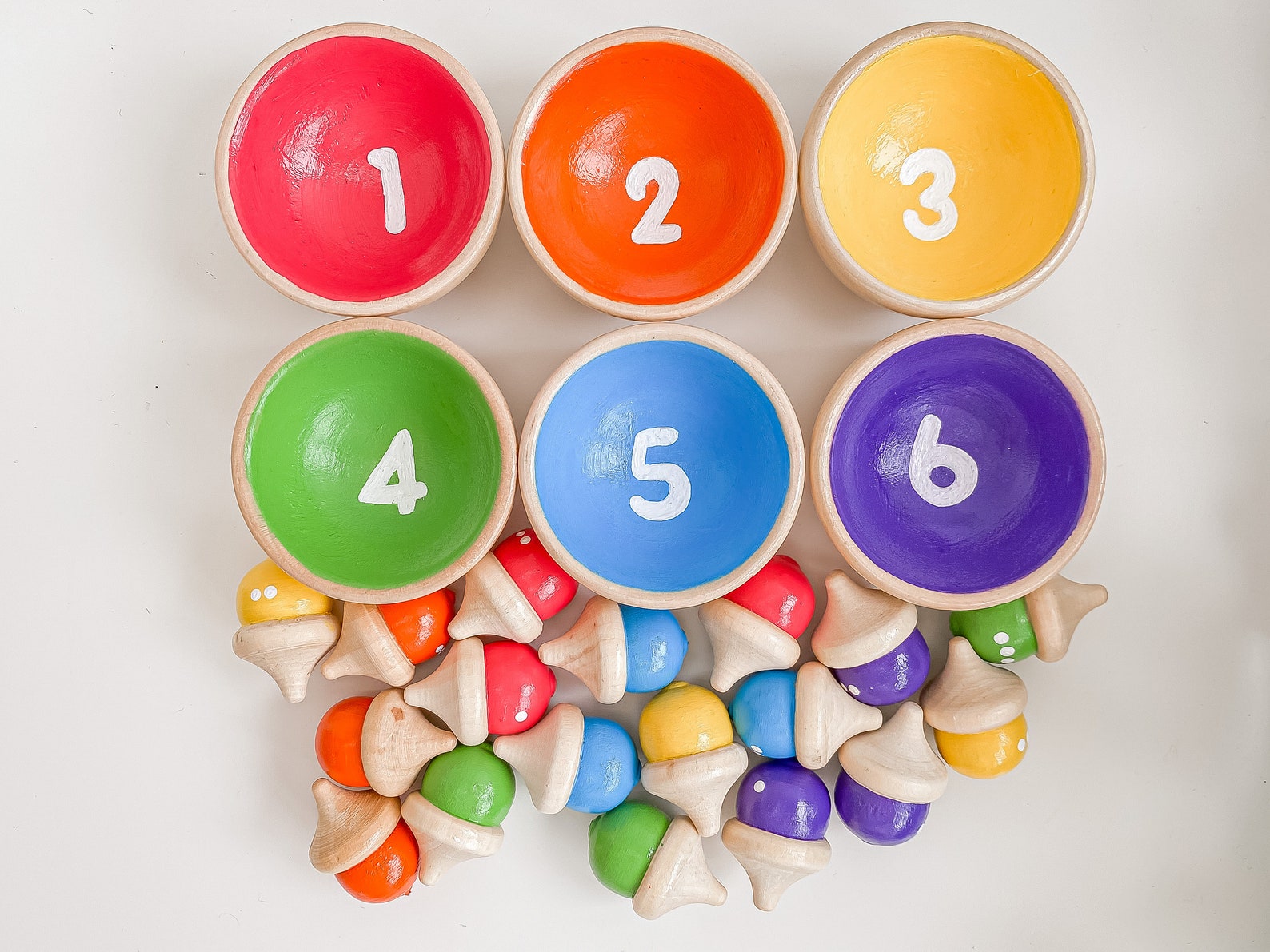 Sorting Game Colour & Counting Sorting Toy Montessori Wooden Toys ...