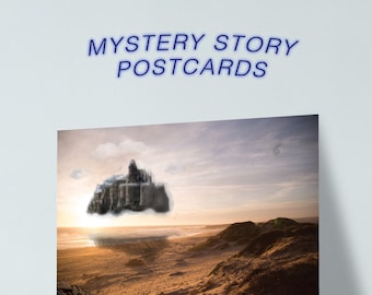 Postcard Puzzle Story - Castles Of The Sky (5 Pack)