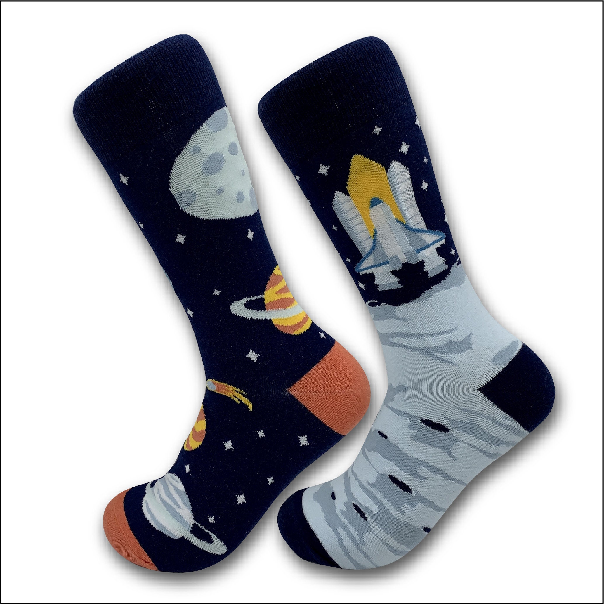 Space Socks, Mismatched Gift Socks, Astronomy Present, Space Ship ...