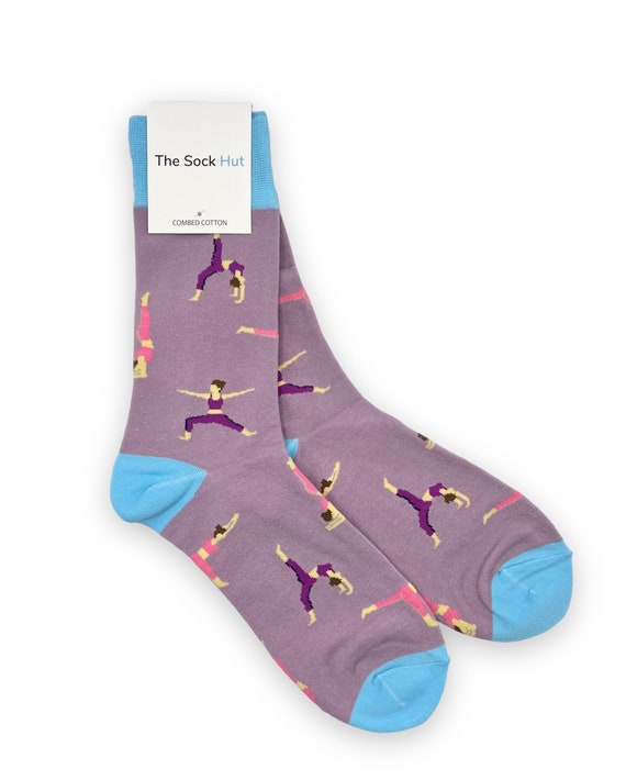 Novelty Yoga Socks, Funny Yoga Gifts for Yoga Lovers, Sports Socks