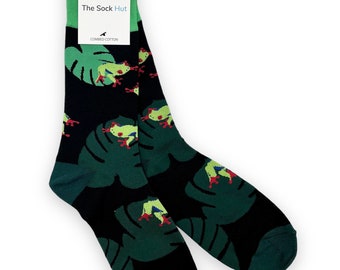 Frog Socks |  frog Socks | Mens Socks | Womans Socks | Colourful Socks |