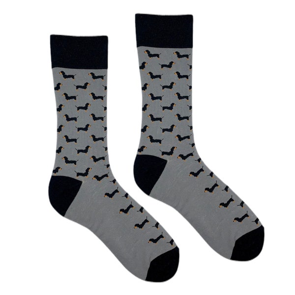 Dachshund Socks | Mens Socks | Womans Socks | Colourful Socks | Fun Socks | Christmas secret Santa stocking filler gift socks