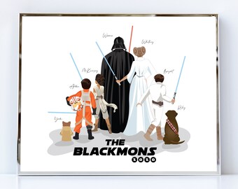 Star Wars Portrait Etsy