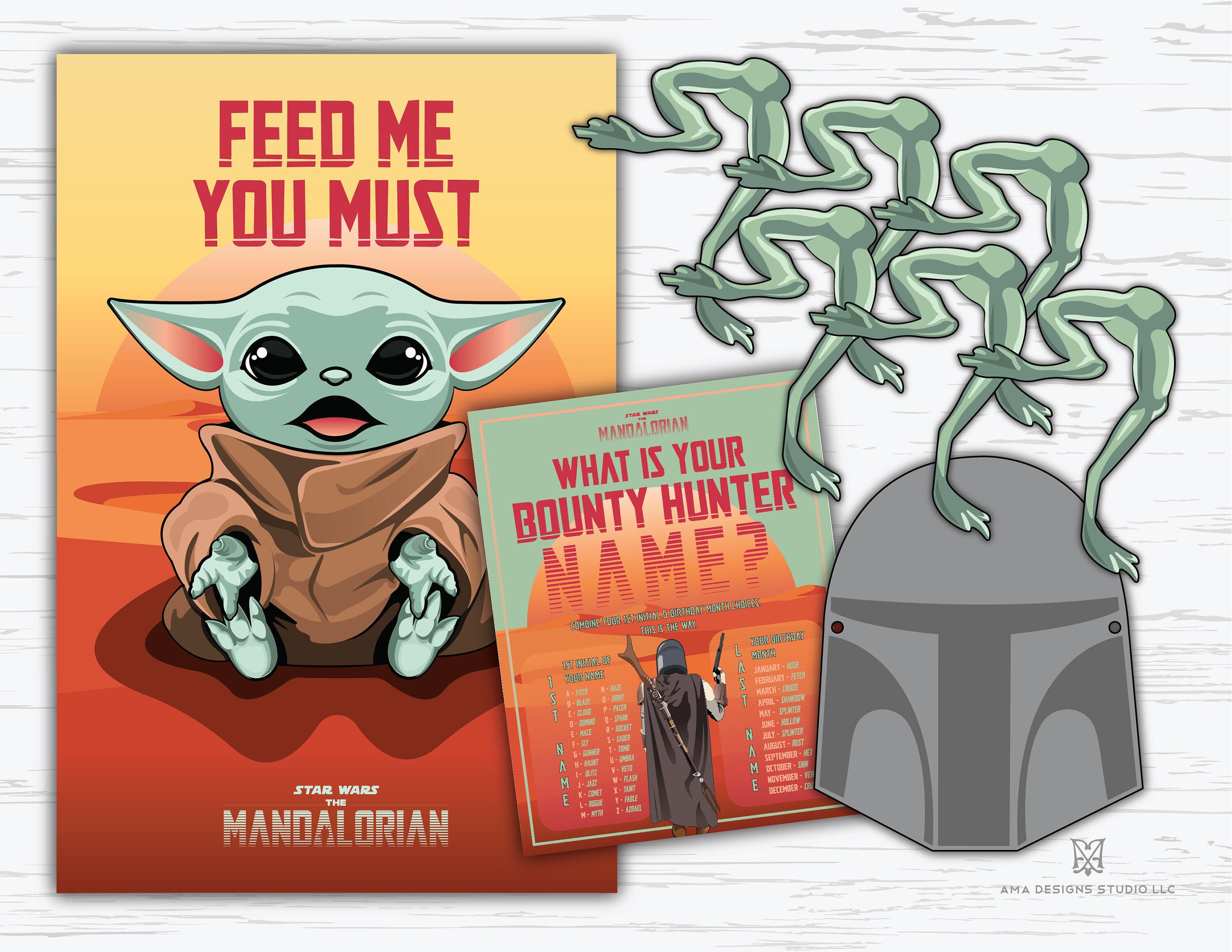 thumbnail image 2 of Star Wars Mandalorian Playing Cards - Baby Yoda Themed Deck For Poker & Games 2 of 14