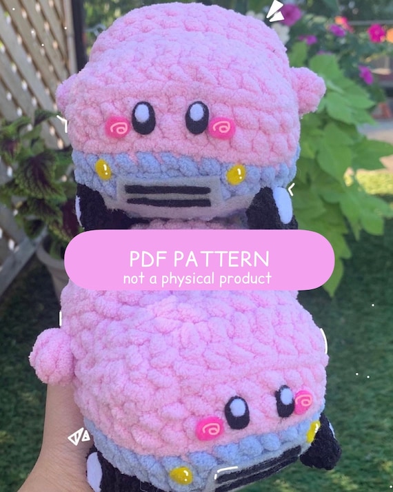 Crochet Kirby Car PDF PATTERN Etsy