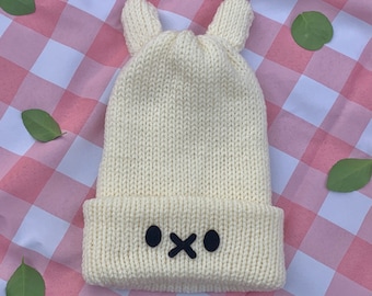 Handmade Knitted Miffy Beanie