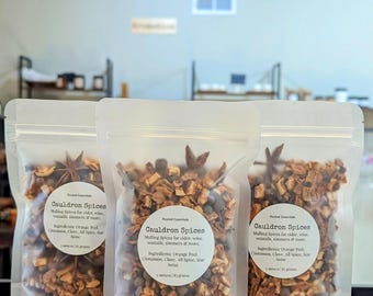Cauldron Spices| Mulling Spices | Herbs for Cider| Simmers
