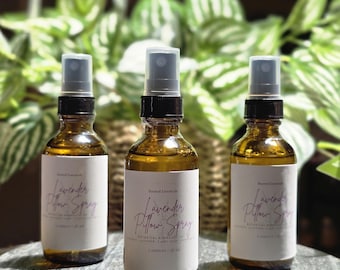 Lavender Pillow Spray| Aromatherapy Spray | Bedtime Spray | Eco Friendly Glass| Essential Oils |