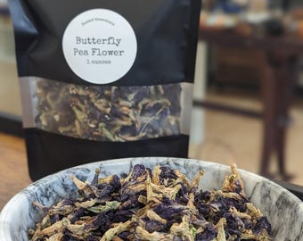 Organic Butterfly Pea Flower | Loose Herbs | Apothecary