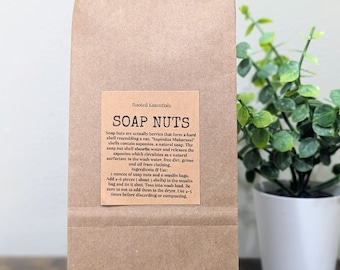 Soap Nuts | Plant Based Laundry Soap |  Detergent Free | Septic Safe | Biodegradable| Eco Friendly | Borax Free | HE Machine Compatible