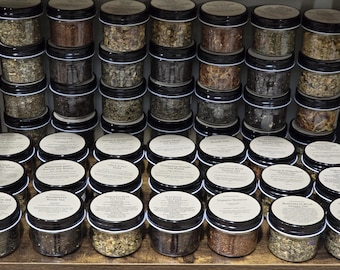 Herbal Tea Blends | Loose Leaf Tea| Glass Tea Jar| Tea Gifts