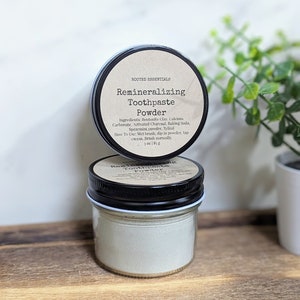 Natural Toothpaste Powder | Fluoride Free | Oral Care | Remineraling Powder