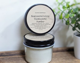 Natural Toothpaste Powder | Fluoride Free | Oral Care | Remineraling Powder