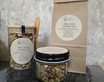 Feel Good Floral| Herbal Loose Leaf Tea | Botanical Blend |