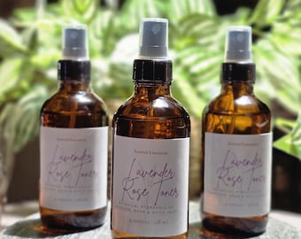 Lavender Rose Toner | Alcohol Free, Botanical Hydrosols (4 oz)