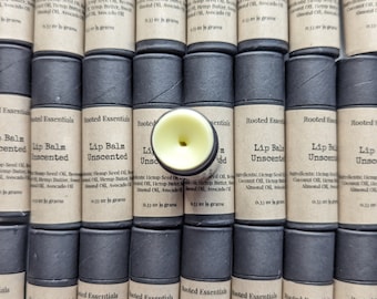 Jumbo Lip Balm| Lip Butter | Eco Friendly| Kraft Paper Tube | Vegan Lip Care