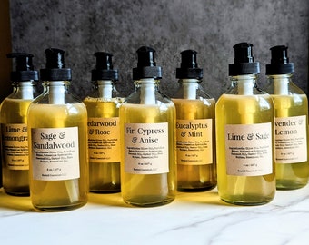 Essential Oil Liquid Hand Soap | Zero Waste Olive Oil Castile
